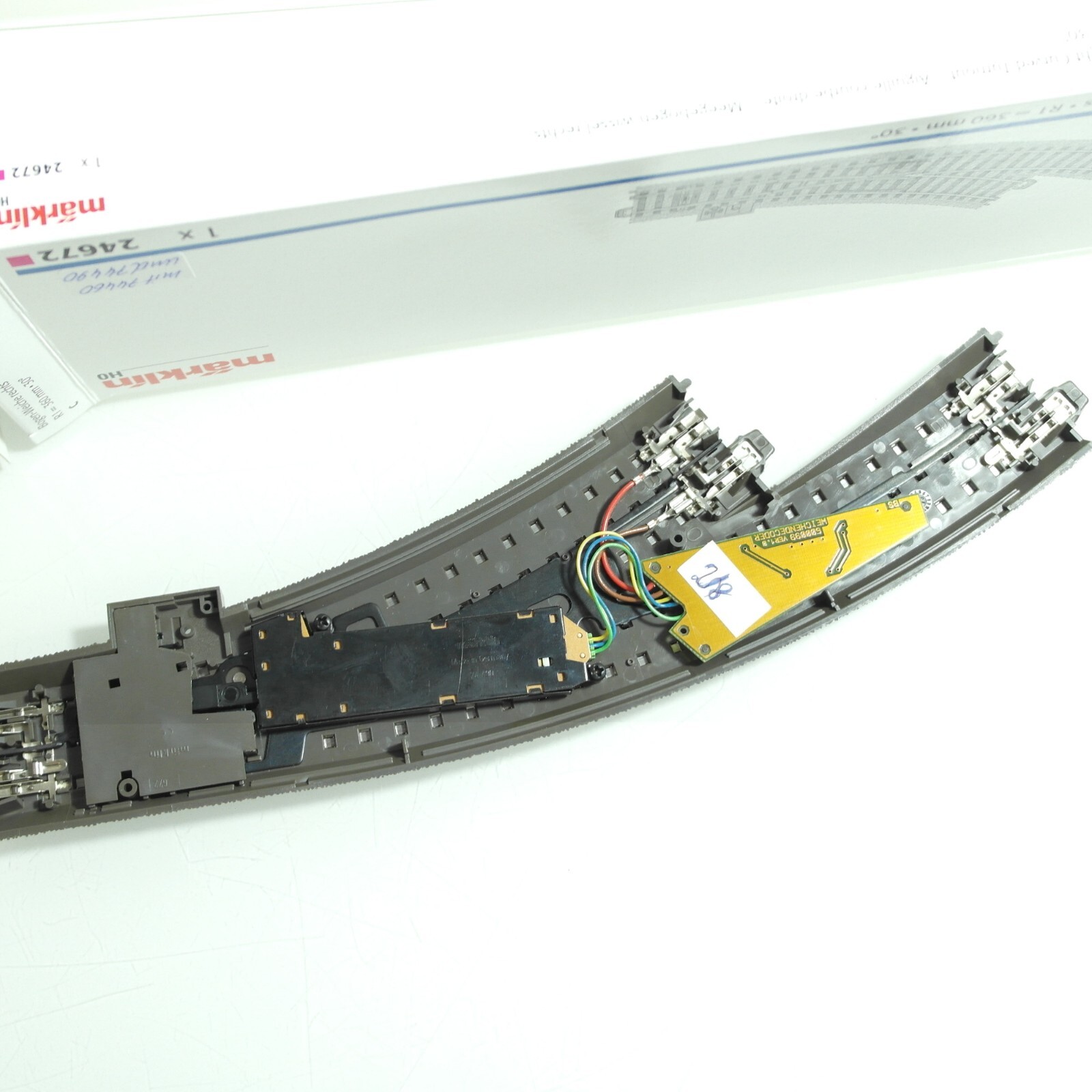 Märklin H0 24672 Bogenweichen rechts  R1 360 mm 30 ° + 74460 + 74490 RF9780 – Bild 3