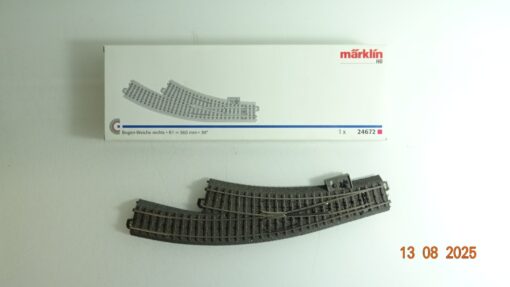 Märklin H0 24672 C-Gleis Bogenweiche links 360mm siehe Foto in OVP PK511