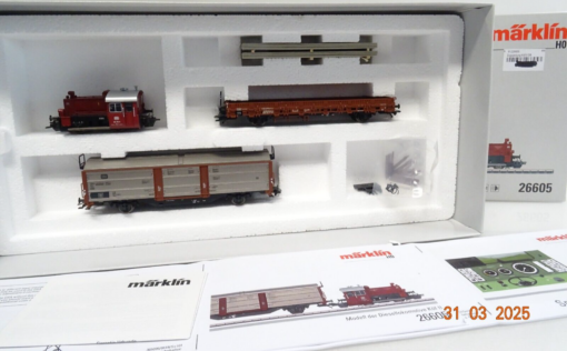 Märklin H0 26605 Zugset 3tlg. Rangierdienst der DB Mfx Sound in OVP LE9826