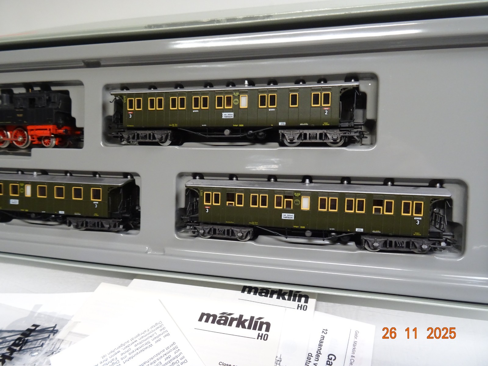 Märklin H0 2665 Personenzug 4tlg. der ehem. DRG in OVP JL4726 – Bild 4