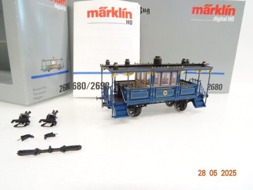Märklin H0 2680 König Ludwig-Zug Aussichts-Terrassen-Wagen in OVP JL828