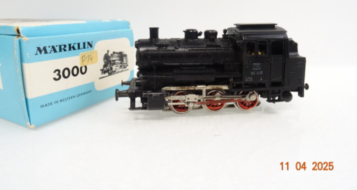 Märklin H0 3000 Dampflok BR 89 006 der DB in OVP mit Kunststoff-Inlay JL15