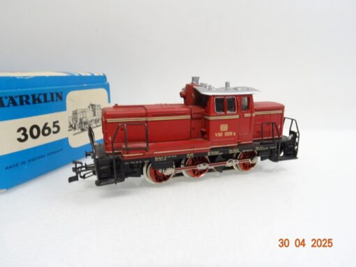 Märklin H0 3065 Diesellok V 60 1009 der DB Umbau Delta Digital in OVP JL399