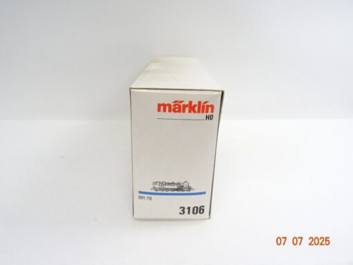 Märklin H0 3106 Dampflok BR 78 Leerverpackung siehe Foto CK9392
