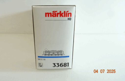 Märklin H0 33681 BR E 18 E-Lok Leerverpackung siehe Foto CK9328