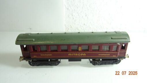 Märklin H0 343 Schlafwagen Mitropa Blech, siehe Foto RR2564 o. – Bild 3