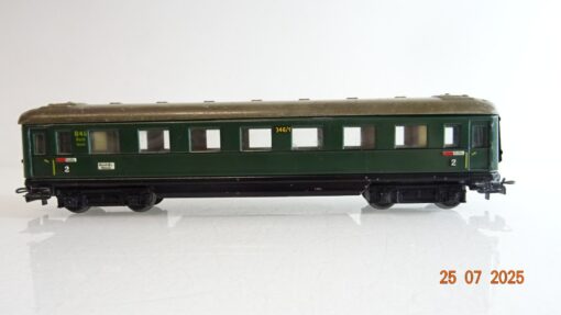 Märklin H0 346/1 Personenwagen 2.Kl Blech PR9269 o.