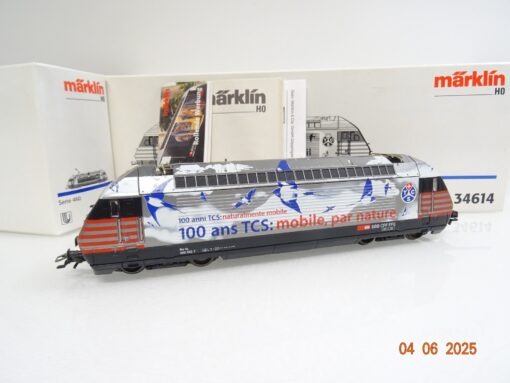 Märklin H0 34614 Schweiz E-Lok Re 460 022-7 100 Jahre TCS Delta in OVP JL911
