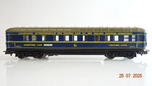 Märklin H0 346/3J Schlafwagen mit Licht Blech PR9268 o.