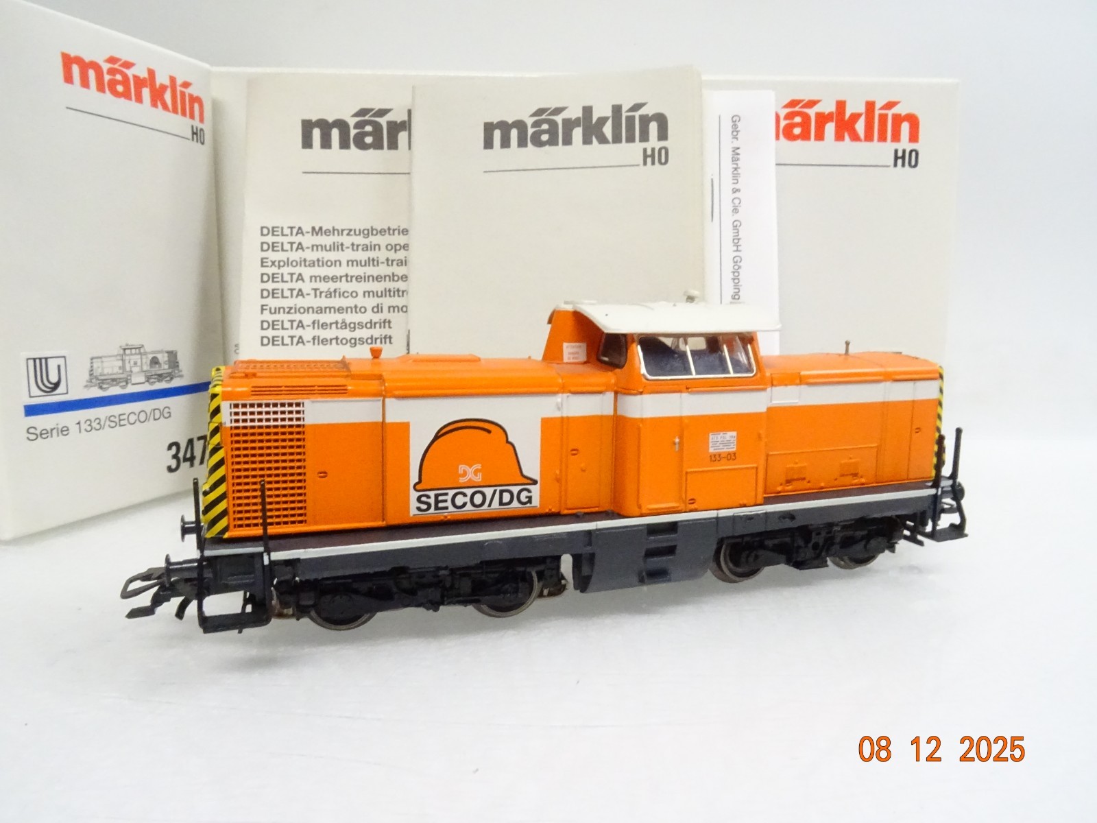 Märklin H0 3474 Diesellok 133-03 SECO DG Delta Digital in OVP JL4943