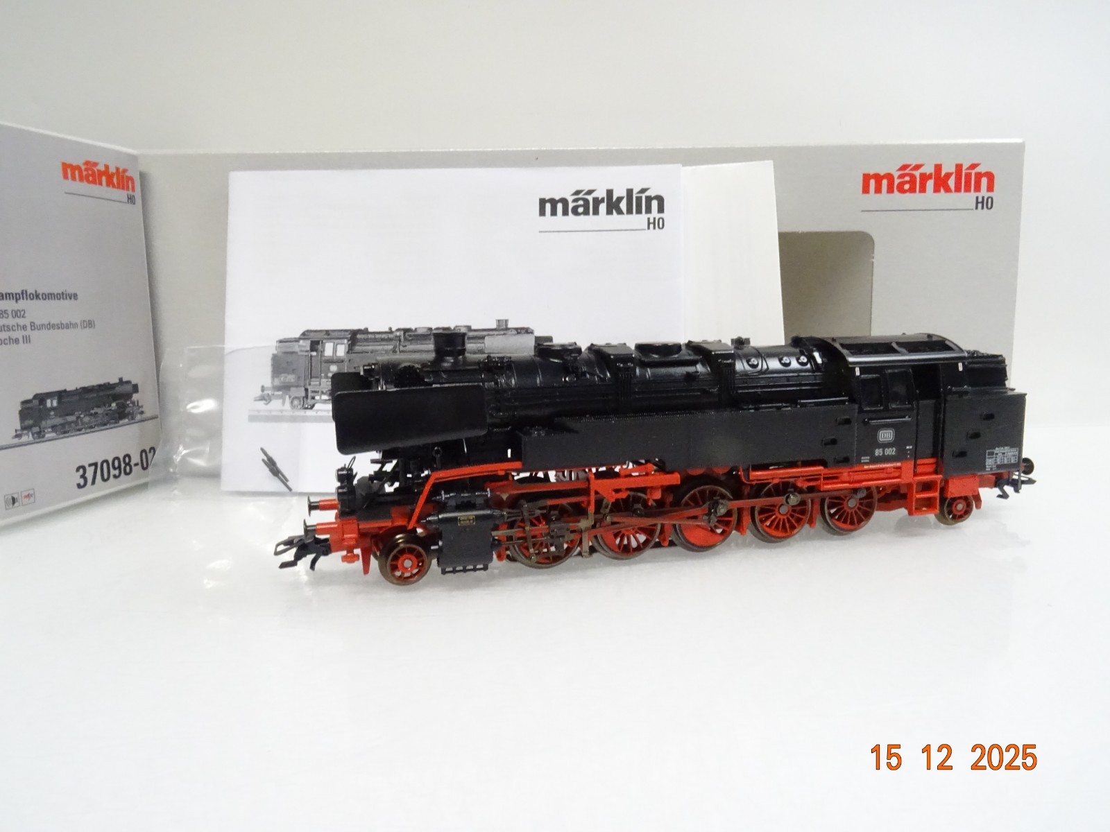 Märklin H0 37098-02 Dampflok BR 85 002 der DB Mfx Sound in OVP JL5102