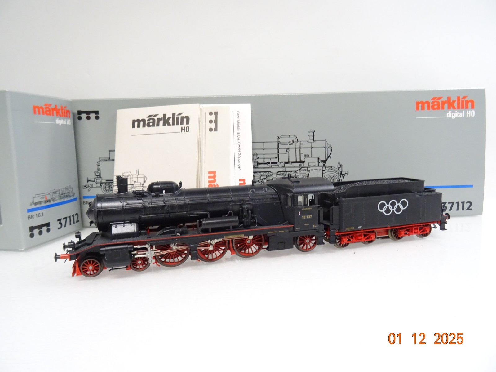 Märklin H0 37112 Dampflok BR 18 137 der DRG Olympia Digital in OVP JL4783