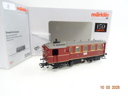 Märklin H0 37253 Dampftriebwagen Bauart Kittel DT8 der DB Mfx in OVP LE9281