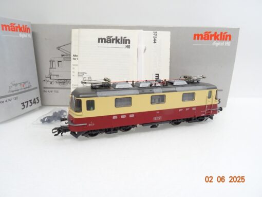 Märklin H0 37343 Schweiz TEE E-Lok Re 4/4 II der SBB Digital in OVP JL852