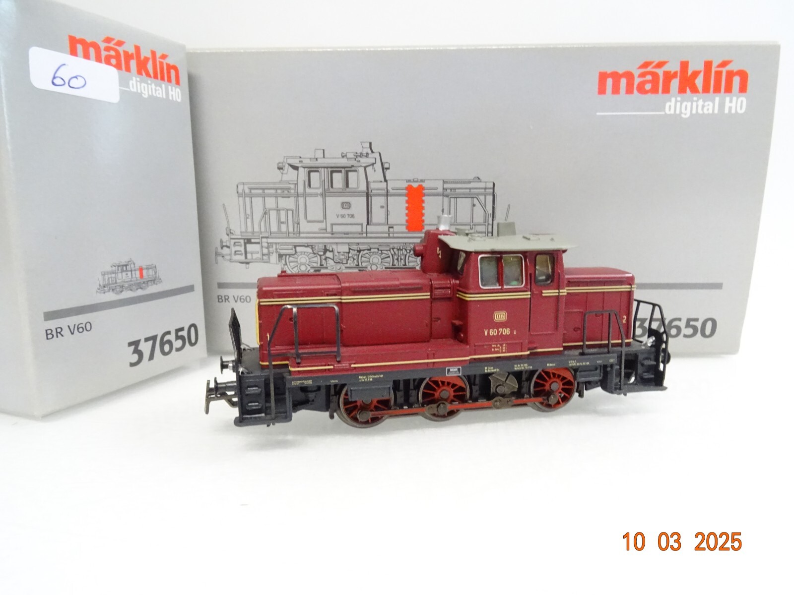 Märklin H0 37650 Diesellok V 60 706 der DB Digital in OVP LE9283