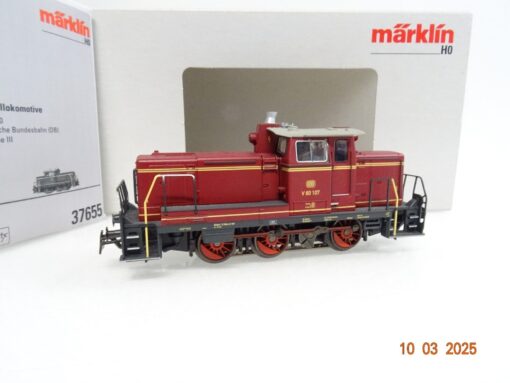 Märklin H0 37655 Diesellok V 60 107 der DB Mfx Telex in OVP LE9272