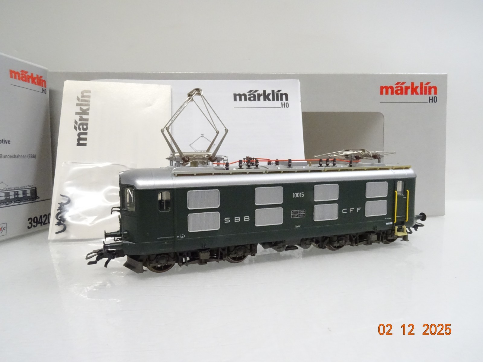 Märklin H0 39420 Schweiz E-Lok Re 4/4 10015 der SBB Sound Mfx in OVP JL4816