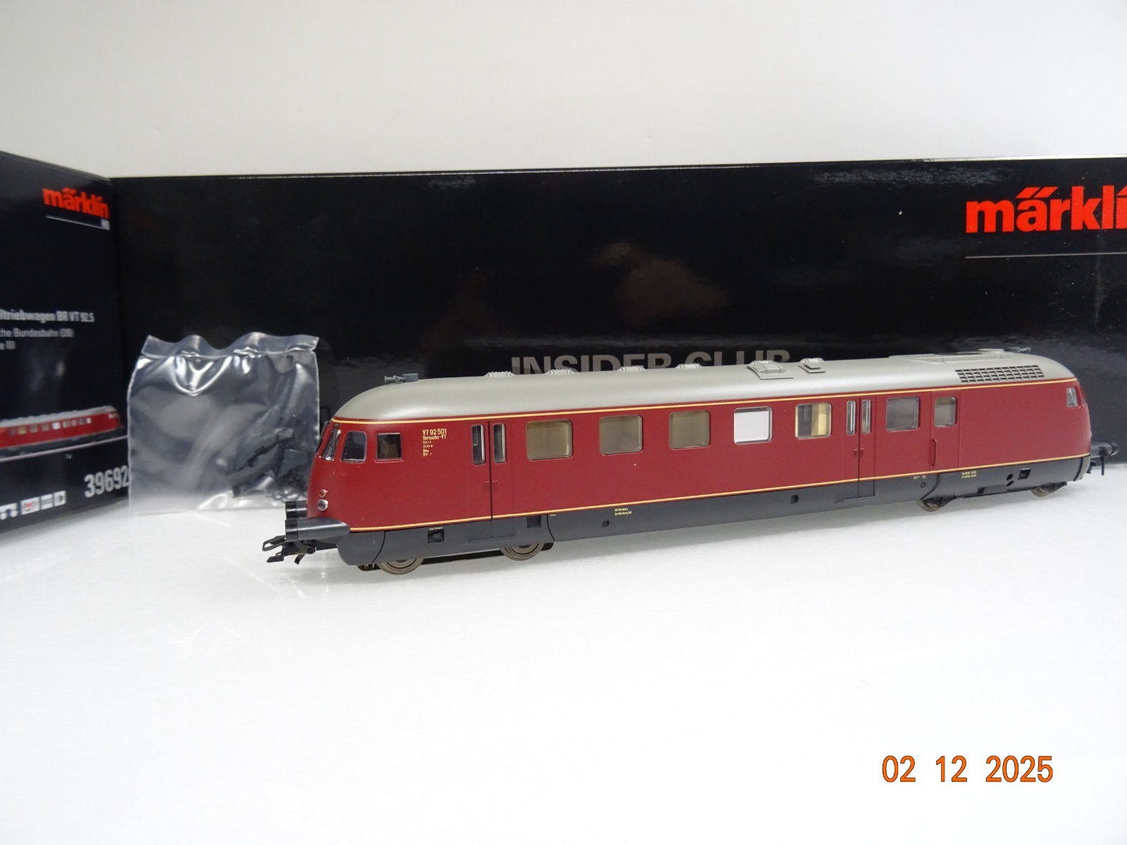 Märklin H0 39692 Dieseltriebwagen VT 92.5 der DB Mfx Sound in OVP JL4807