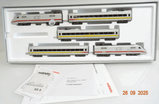 Märklin H0 39710 Triebwagen-Zug 5tlg. ICE-S der DB-AG Digital in OVP JL3174