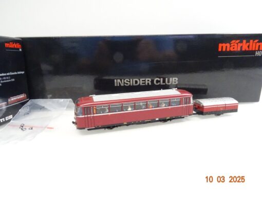Märklin H0 39952 Insider Schienenbus der DB m. Anhänger Mfx Sound in OVP LE9307