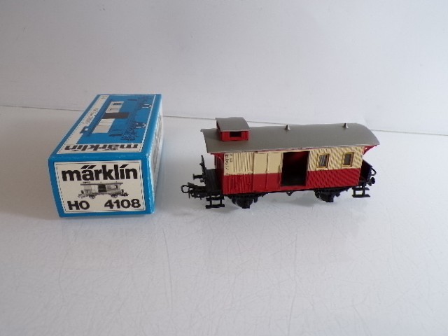 Märklin H0 4108 Gepäckwagen der DB in OVP HS94