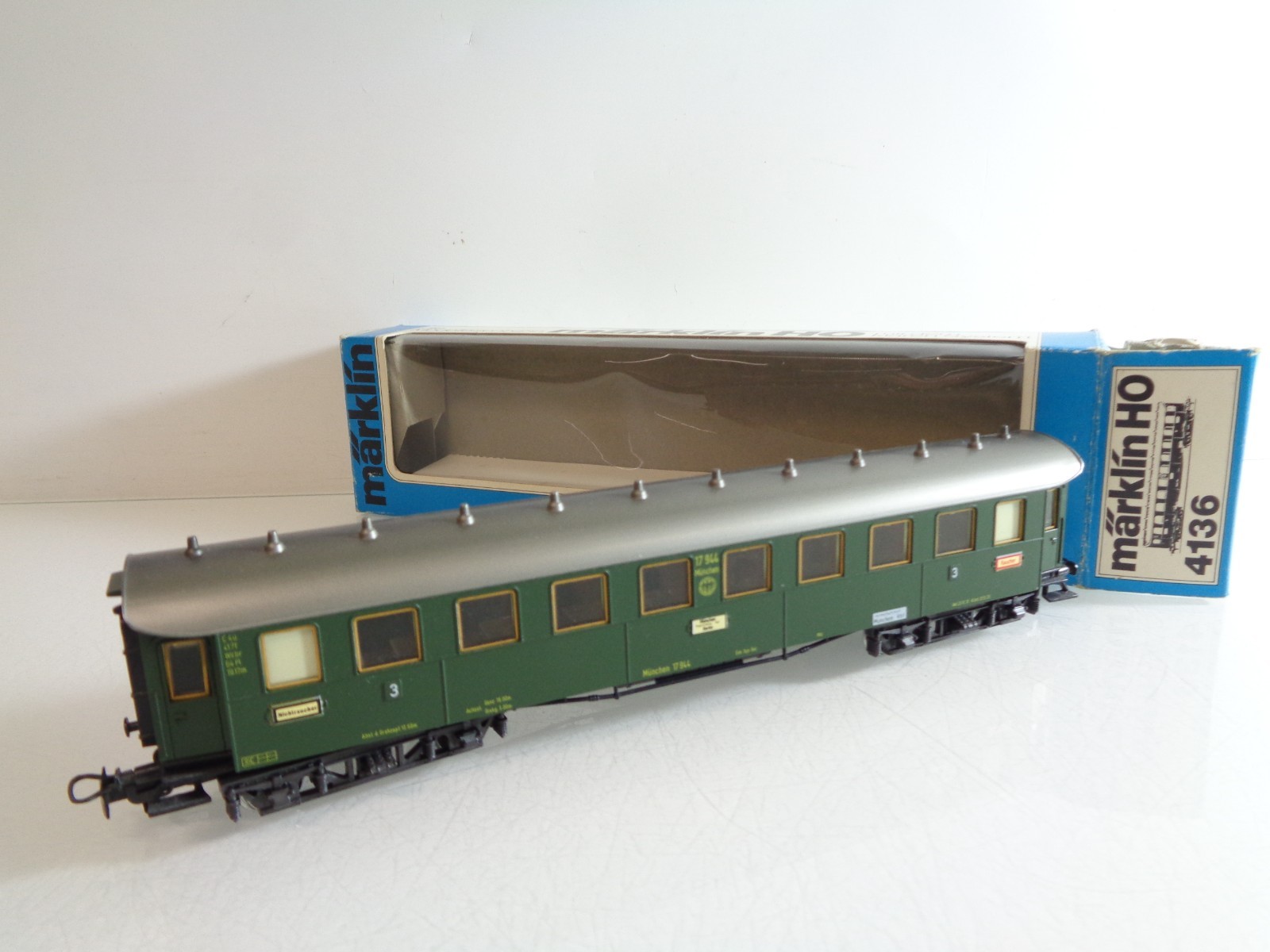 Märklin H0 4136 Personenwagen 3. Klasse der DRG in OVP RR4869