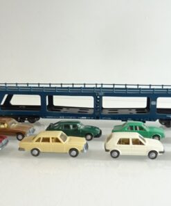 Märklin H0 4234 Autoreisezug-Transportwagen mit 8 PKW´s der DB in OVP PR8162