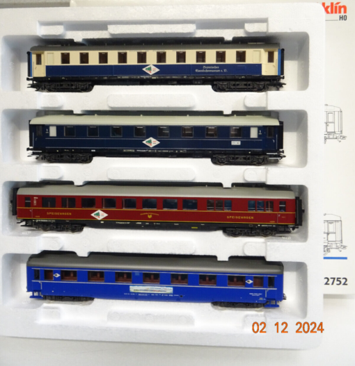 Märklin H0 42752 Schnellzugwagen-Set 4tlg. Insider Tour ´96 in OVP LE7648