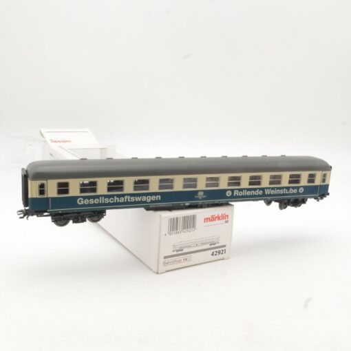 Märklin H0 42921 Personenwagen Rollende Weinstube der DB in OVP QR8520 – Bild 3