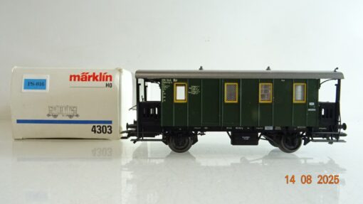 Märklin H0 4303 Post-Gepäckwagen in OVP PR9529