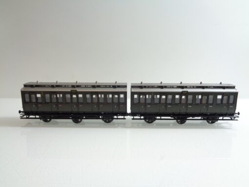 Märklin H0 4307 AC Doppel-Abteilwagen 2. Kl. in OVP F329 – Bild 3