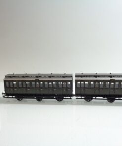 Märklin H0 4307 AC Doppel-Abteilwagen 2. Kl. in OVP F329
