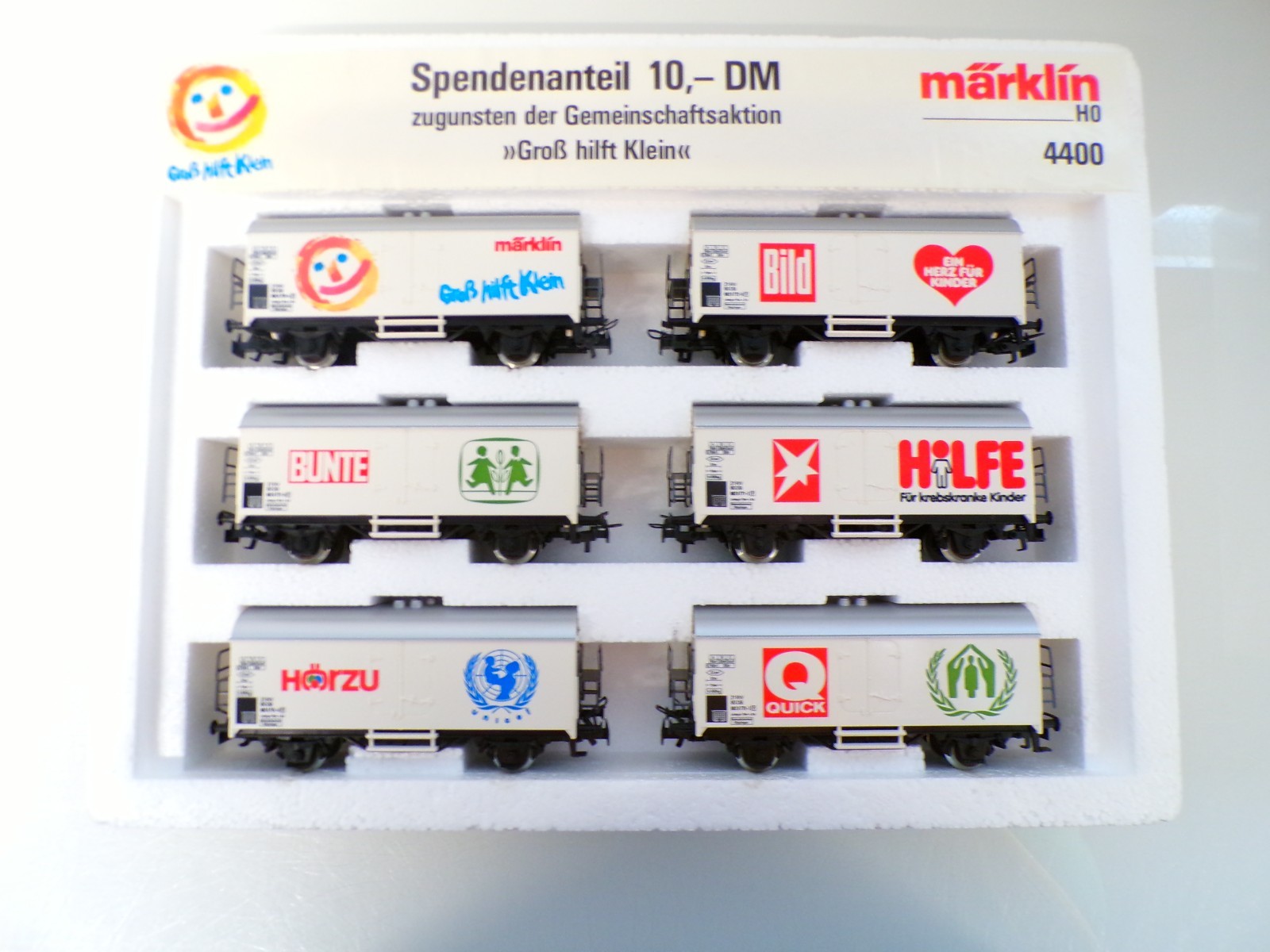 Märklin H0 4400 Güterwagen-Set Groß hilft Klein 6 tlg. in OVP BH1379