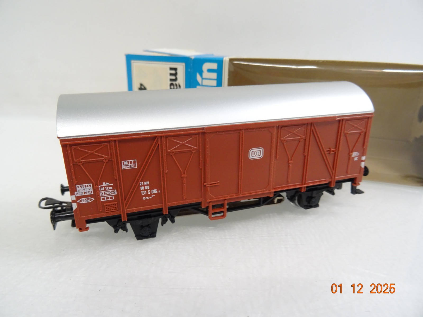 Märklin H0 4411 gedeckter Güterwagen der DB in OVP RR5113 – Bild 3