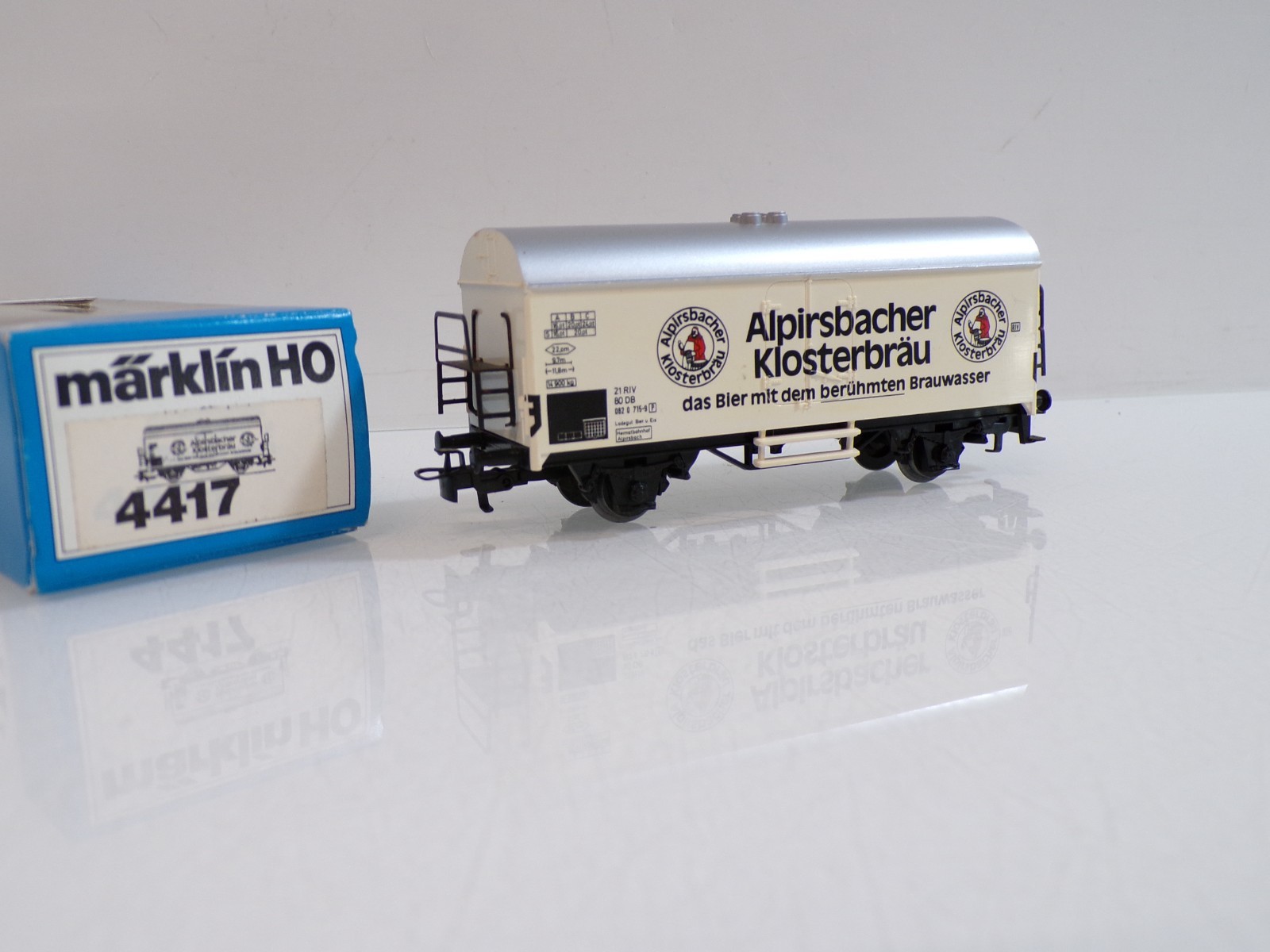 Märklin H0 4417 Bierkühlwagen Alpirsbacher Klosterbräu der DB in OVP HS118