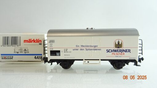 Märklin H0 4418 Kühlwagen Schweriner Pilsener der DB in OVP PR7479