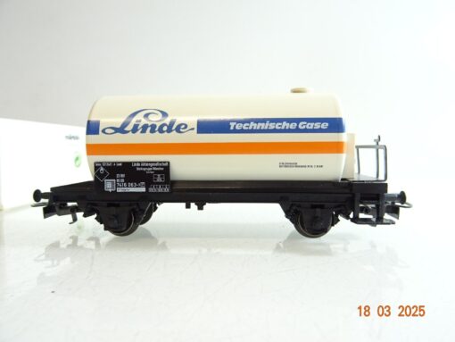 Märklin H0 44510 Kesselwagen Linde Technische Gase der DB in OVP PR6656 – Bild 3