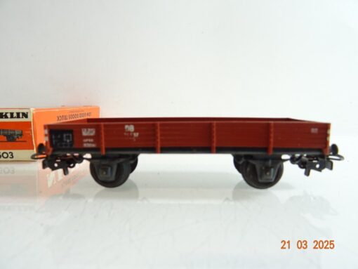 Märklin H0 4503 Niederbordwagen der DB in OVP PR6739 – Bild 3