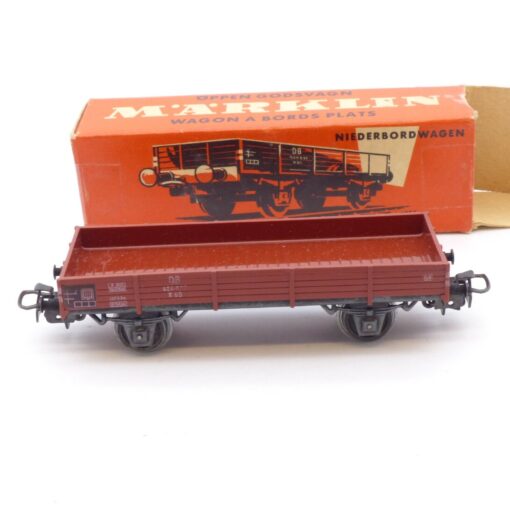 Märklin H0 4503 Niederbordwagen der DB in OVP RI7267