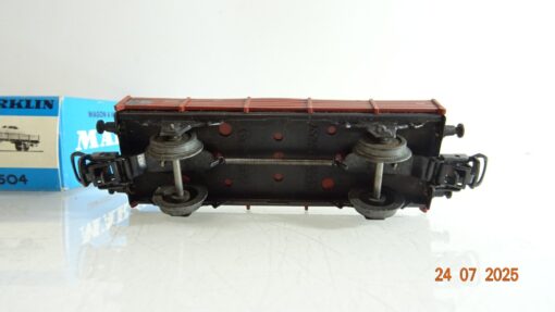 Märklin H0 4504 Niederbordwagen mit Ford M 12 der DB in OVP PR9202 – Bild 5