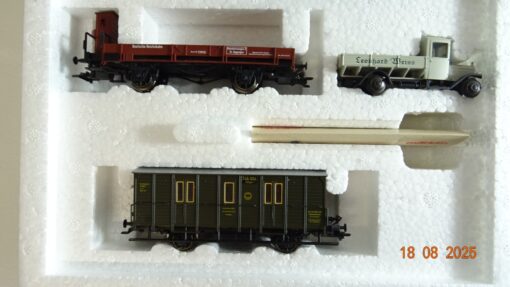 Märklin H0 4509 Wagen-Set Bauzug 3 tlg. der DR in OVP PR9611 – Bild 3