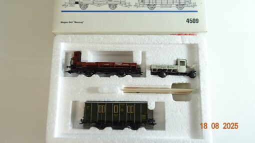 Märklin H0 4509 Wagen-Set Bauzug 3 tlg. der DR in OVP PR9611