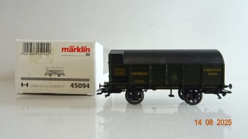 Märklin H0 45094 Torfwagen der K.Bay.Sts.B. in OVP PR9521