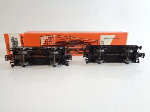 Märklin H0 4512 Set Drehschemelwagen, siehe Foto in OVP RR4113 – Bild 5