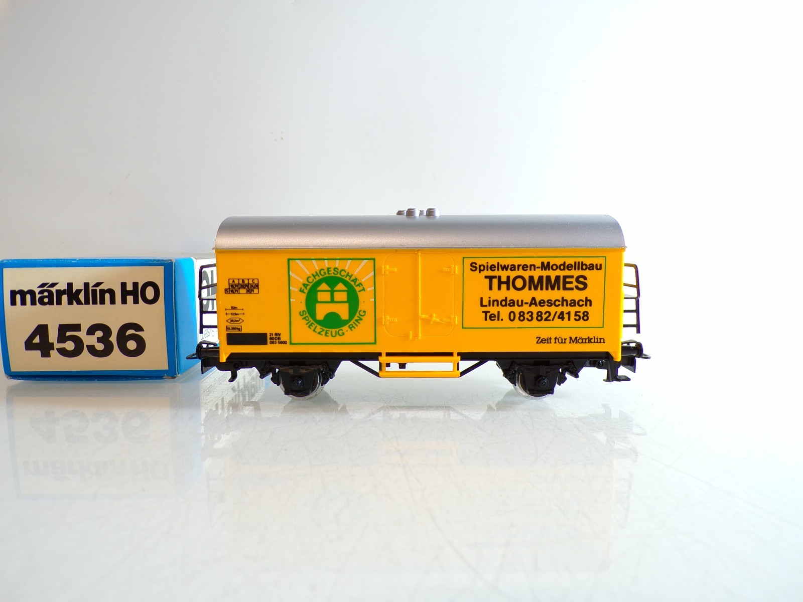 Märklin H0 4536 Kühlwagen Spielwaren Thommes Lindau in OVP BH1480 – Bild 3