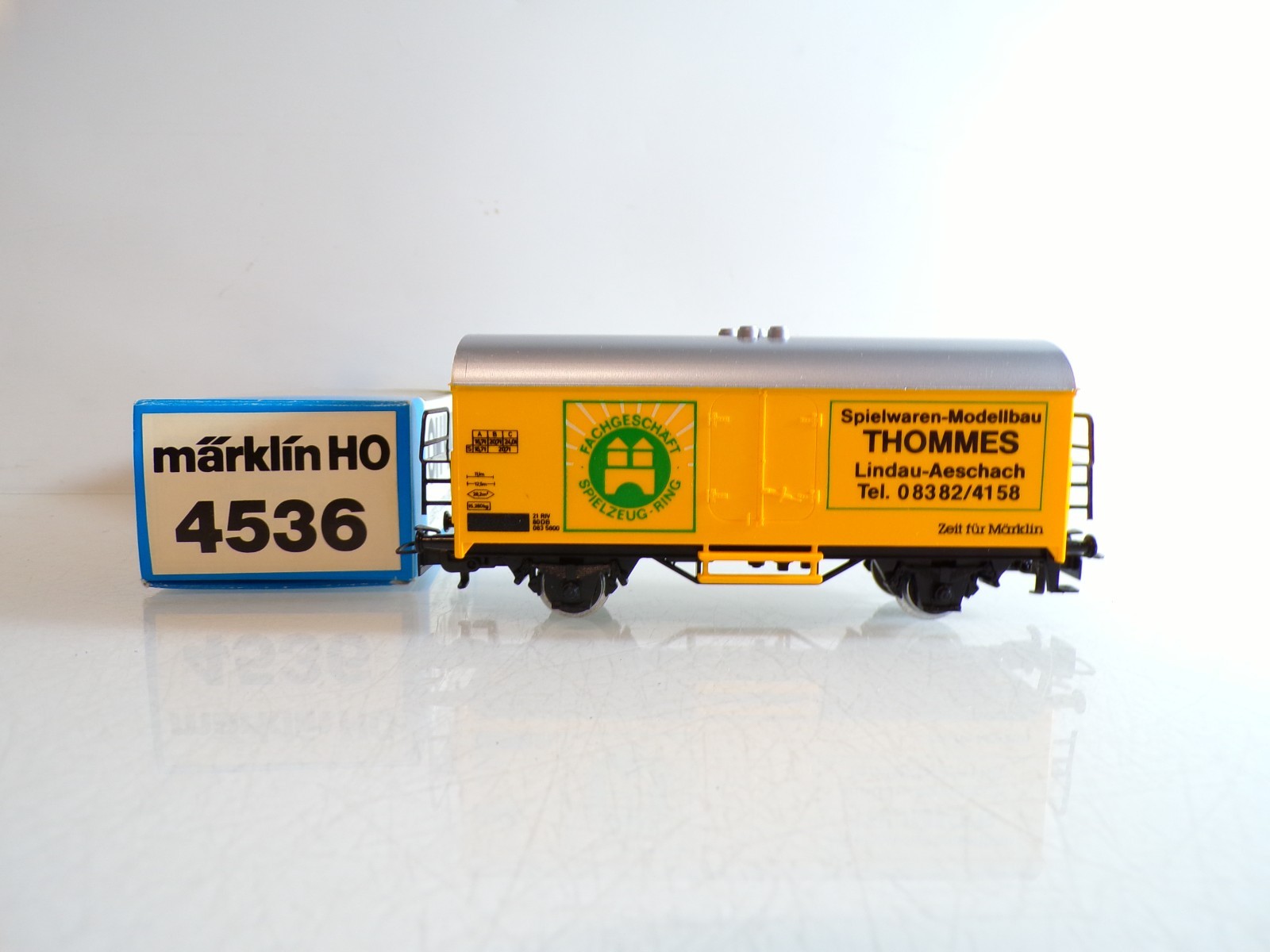 Märklin H0 4536 Kühlwagen Spielwaren Thommes Lindau in OVP BH1480