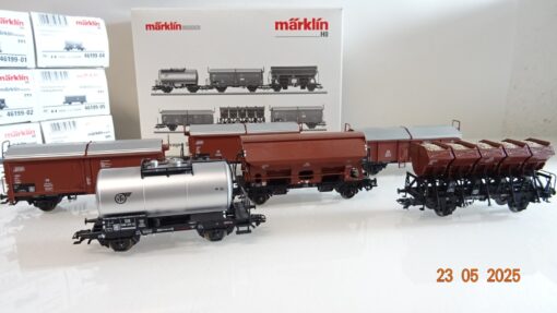 Märklin H0 46199 Güterwagen-Set /Epoche III  6 tlg. der DB in OVP PR7992 – Bild 3
