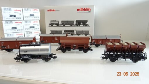 Märklin H0 46199 Güterwagen-Set /Epoche III  6 tlg. der DB in OVP PR7992 – Bild 4