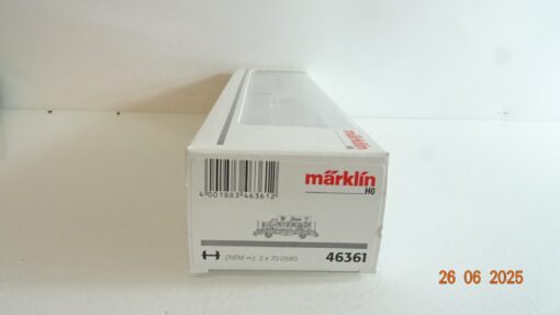 Märklin H0 46361 Leerverpackung Rungenwagen siehe Foto CK9097