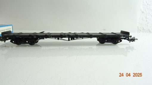 Märklin H0 4663 Flachwagen mit Klapprungen der DB in OVP PR7210 – Bild 3